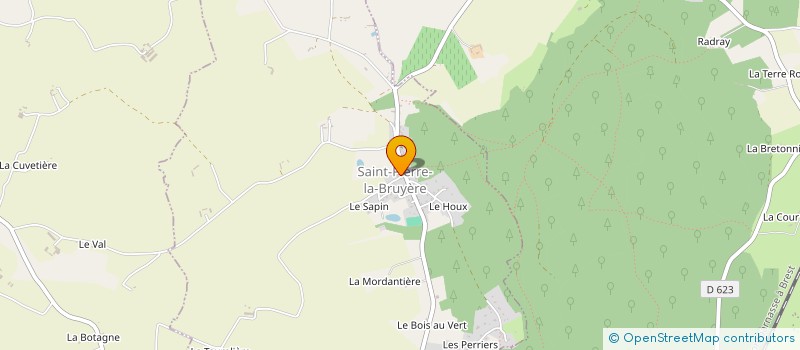 localisation de l'entreprise COMMUNE DE SAINT PIERRE LA BRUYERE à SAINT-PIERRE-LA-BRUYERE