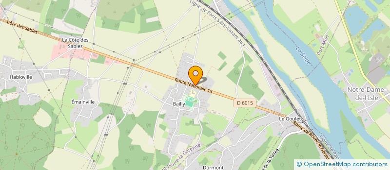 localisation de l'entreprise COMMUNE DE SAINT PIERRE LA GARENNE  SAINT-PIERRE-LA-GARENNE