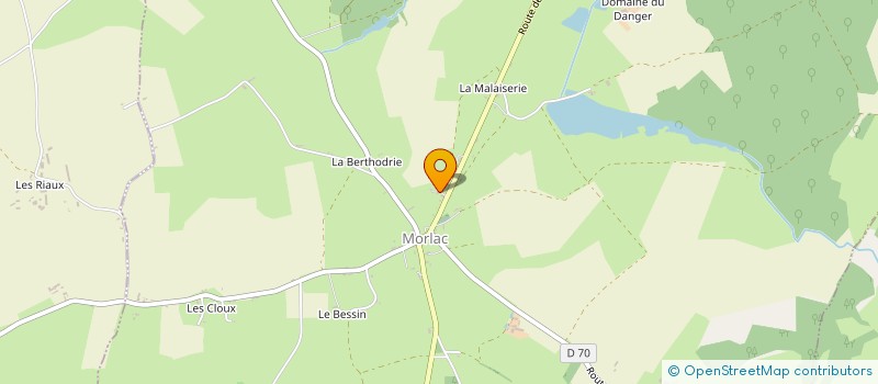 localisation de l'entreprise COMMUNE DE SAINT PIERRE LES BOIS  SAINT-PIERRE-LES-BOIS