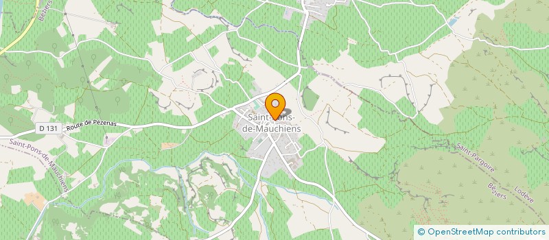 localisation de l'entreprise COMMUNE DE SAINT-PONS-DE-MAUCHIENS  SAINT-PONS-DE-MAUCHIENS