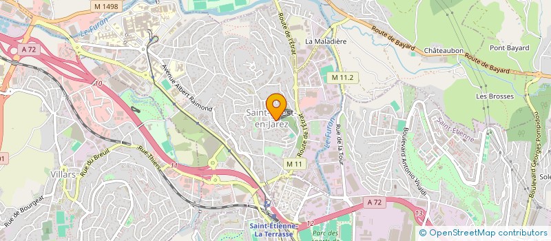 localisation de l'entreprise COMMUNE DE SAINT PRIEST EN JAREZ  SAINT-PRIEST-EN-JAREZ