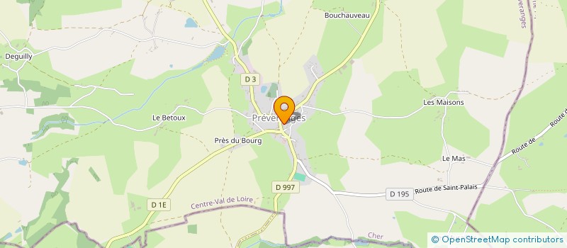 localisation de l'entreprise COMMUNE DE SAINT PRIEST LA MARCHE  SAINT-PRIEST-LA-MARCHE