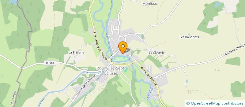 localisation de l'entreprise COMMUNE DE SAINT PRIVE  SAINT-PRIVE