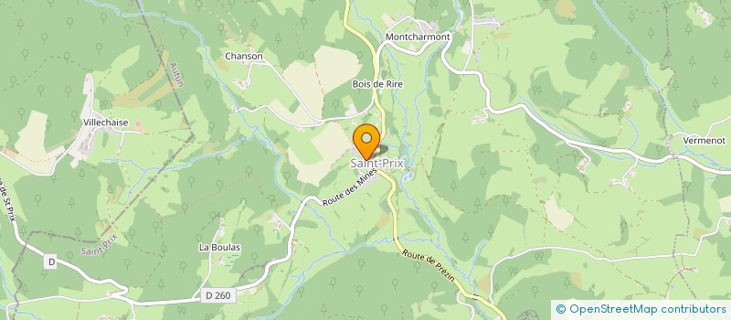 localisation de l'entreprise COMMUNE DE SAINT PRIX  SAINT-PRIX