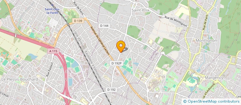 localisation de l'entreprise COMMUNE DE SAINT PRIX à SAINT-PRIX