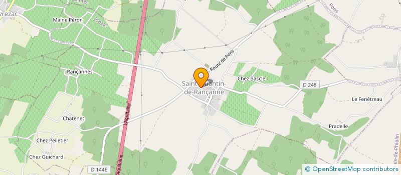 localisation de l'entreprise COMMUNE DE SAINT-QUANTIN-DE-RANCANNE  SAINT-QUANTIN-DE-RANCANNE