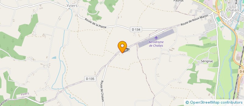 localisation de l'entreprise COMMUNE DE SAINT QUENTIN DE CHALAIS  SAINT-QUENTIN-DE-CHALAIS