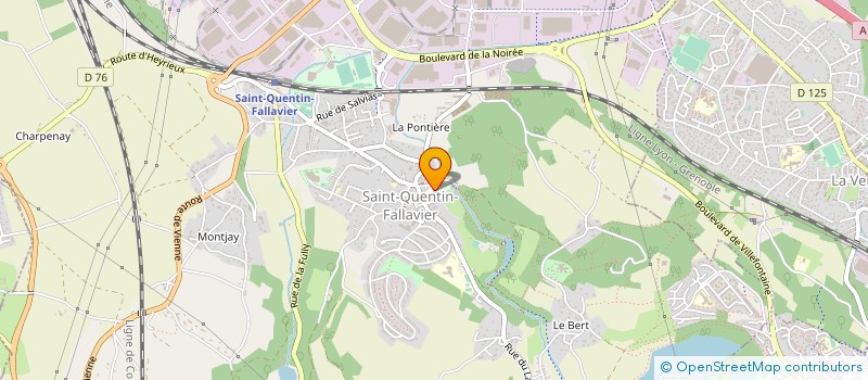 localisation de l'entreprise COMMUNE DE SAINT QUENTIN FALLAVIER à SAINT-QUENTIN-FALLAVIER