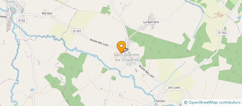 localisation de l'entreprise COMMUNE DE SAINT QUENTIN SUR CHARENTE à SAINT-QUENTIN-SUR-CHARENTE