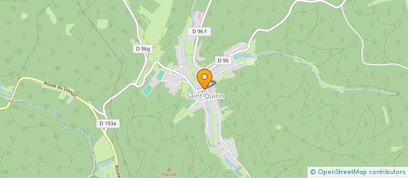 localisation de l'entreprise COMMUNE DE SAINT QUIRIN  SAINT-QUIRIN