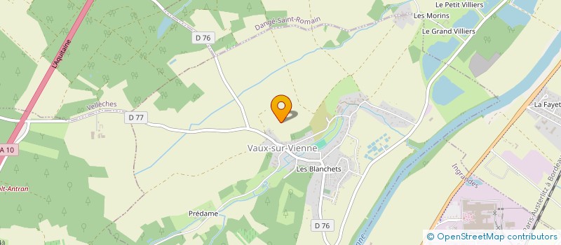 localisation de l'entreprise COMMUNE DE SAINT REMY SUR CREUSE  SAINT-REMY-SUR-CREUSE