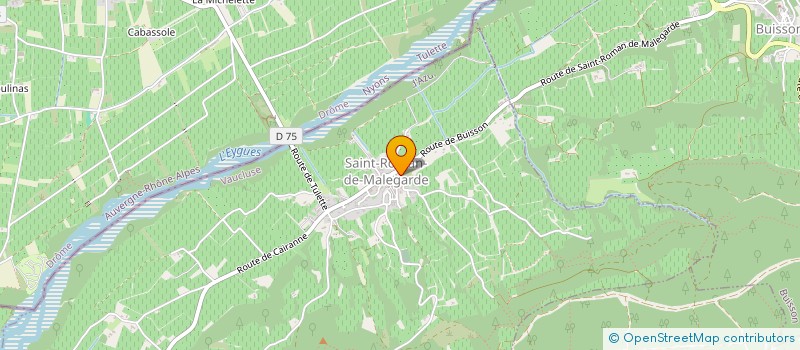 localisation de l'entreprise COMMUNE DE SAINT ROMAN DE MALEGARDE  SAINT-ROMAN-DE-MALEGARDE