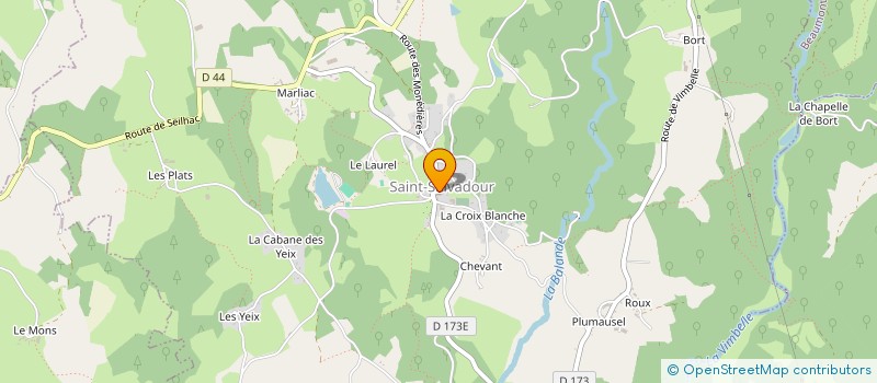 localisation de l'entreprise COMMUNE DE SAINT SALVADOUR  SAINT-SALVADOUR