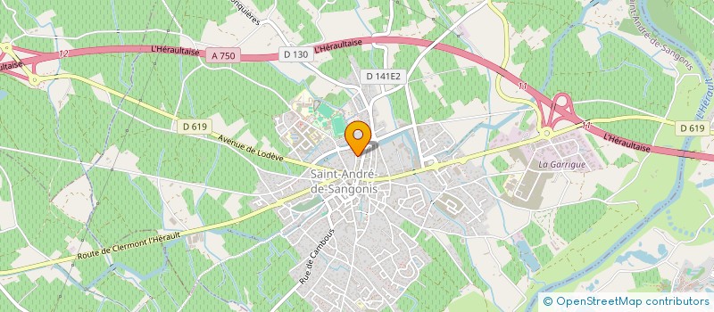 localisation de l'entreprise COMMUNE DE SAINT-SATURNIN DE LUCIAN  SAINT-SATURNIN-DE-LUCIAN