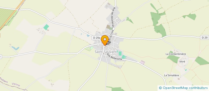 localisation de l'entreprise COMMUNE DE SAINT SAUVANT  SAINT-SAUVANT