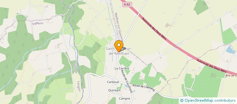 localisation de l'entreprise COMMUNE DE SAINT SAUVEUR DE MEILHAN  SAINT-SAUVEUR-DE-MEILHAN