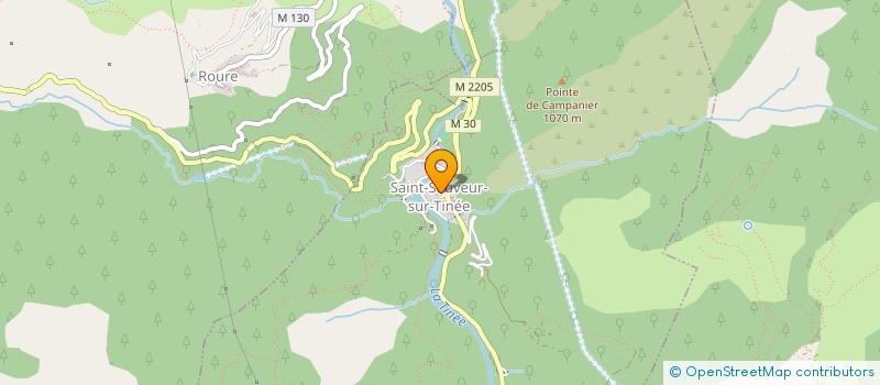 localisation de l'entreprise COMMUNE DE SAINT SAUVEUR SUR TINEE à SAINT-SAUVEUR-SUR-TINEE