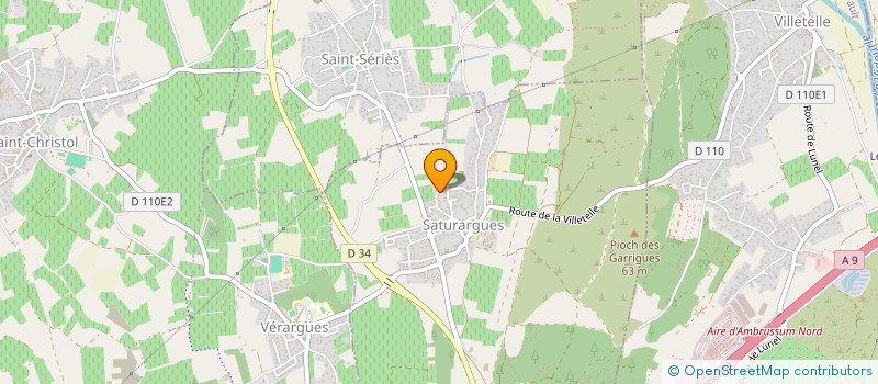 localisation de l'entreprise COMMUNE DE SAINT-SERIES  SAINT-SERIES