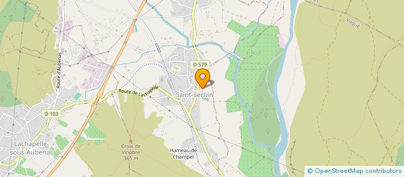 localisation de l'entreprise COMMUNE DE SAINT SERNIN  SAINT-SERNIN
