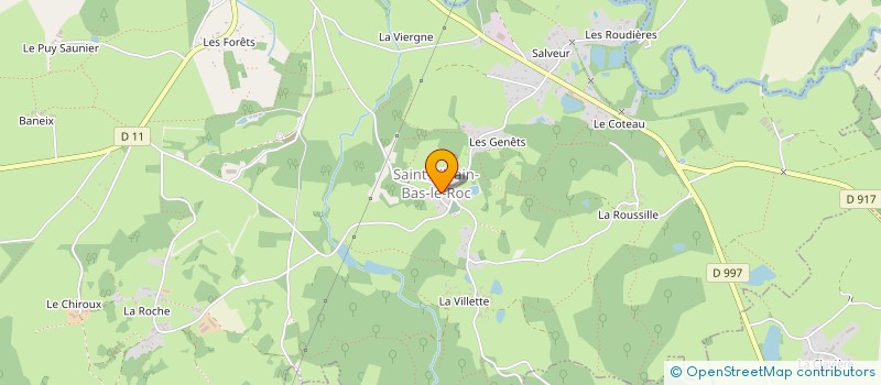 localisation de l'entreprise COMMUNE DE SAINT SILVAIN BAS LE ROC à SAINT-SILVAIN-BAS-LE-ROC