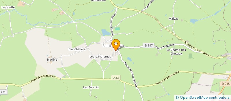 localisation de l'entreprise COMMUNE DE SAINT SORNIN  SAINT-SORNIN