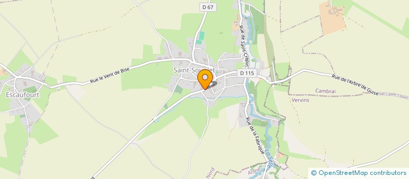 localisation de l'entreprise COMMUNE DE SAINT SOUPLET à SAINT-SOUPLET