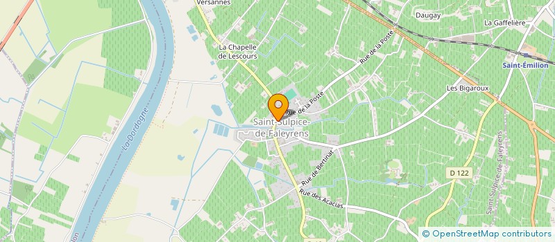 localisation de l'entreprise COMMUNE DE SAINT SULPICE DE FALEYRENS  SAINT-SULPICE-DE-FALEYRENS