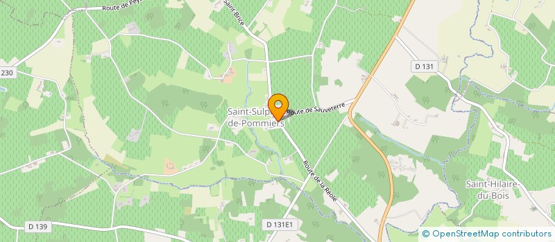 localisation de l'entreprise COMMUNE DE SAINT SULPICE DE POMMIERS  SAINT-SULPICE-DE-POMMIERS