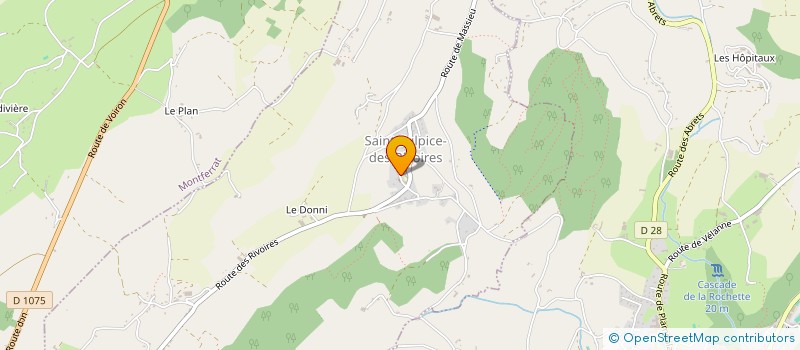 localisation de l'entreprise COMMUNE DE SAINT SULPICE DES RIVOIRES  SAINT-SULPICE-DES-RIVOIRES