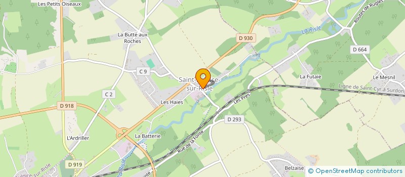 localisation de l'entreprise COMMUNE DE SAINT SULPICE SUR RISLE à SAINT-SULPICE-SUR-RISLE