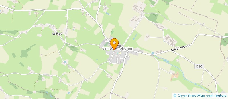 localisation de l'entreprise COMMUNE DE SAINT SYMPHORIEN  SAINT-SYMPHORIEN