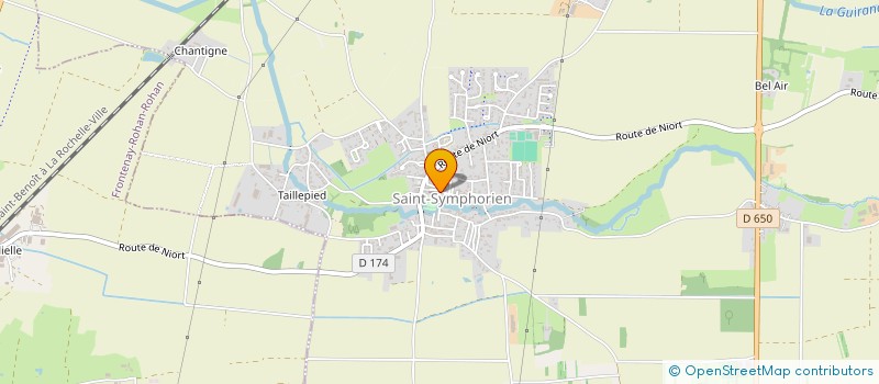 localisation de l'entreprise COMMUNE DE SAINT SYMPHORIEN  SAINT-SYMPHORIEN
