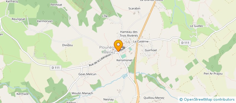 localisation de l'entreprise COMMUNE DE SAINT-THEGONNEC LOC-EGUINER à SAINT-THEGONNEC LOC-EGUINER