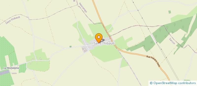 localisation de l'entreprise COMMUNE DE SAINT THIBAULT  SAINT-THIBAULT