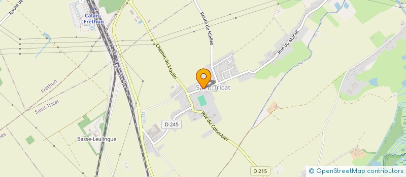localisation de l'entreprise COMMUNE DE SAINT TRICAT  SAINT-TRICAT