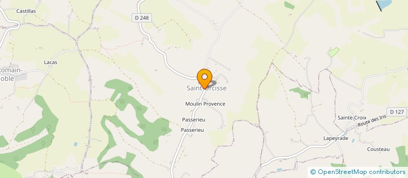 localisation de l'entreprise COMMUNE DE SAINT URCISSE  SAINT-URCISSE