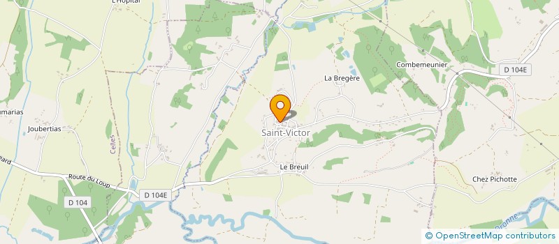 localisation de l'entreprise COMMUNE DE SAINT VICTOR à SAINT-VICTOR