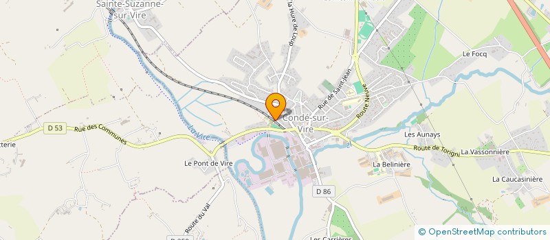 localisation de l'entreprise COMMUNE DE SAINT VIGOR DES MONTS  SAINT-VIGOR-DES-MONTS