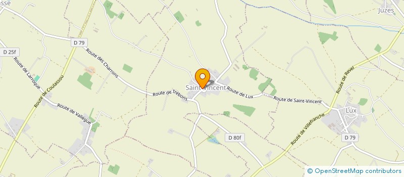 localisation de l'entreprise COMMUNE DE SAINT VINCENT  SAINT-VINCENT