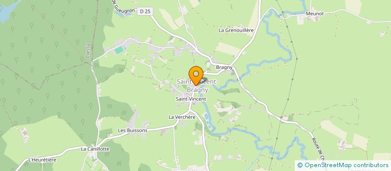 localisation de l'entreprise COMMUNE DE SAINT-VINCENT-BRAGNY à SAINT-VINCENT-BRAGNY