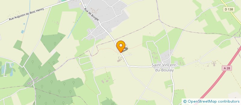 localisation de l'entreprise COMMUNE DE SAINT VINCENT DU BOULAY  SAINT-VINCENT-DU-BOULAY