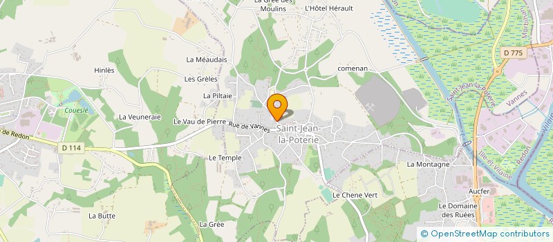 localisation de l'entreprise COMMUNE DE SAINT VINCENT SUR OUST  SAINT-VINCENT-SUR-OUST