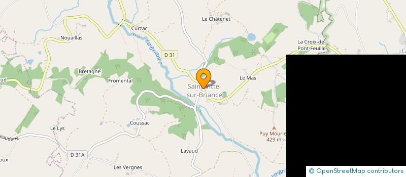 localisation de l'entreprise COMMUNE DE SAINT VITTE SUR BRIANCE à SAINT-VITTE-SUR-BRIANCE