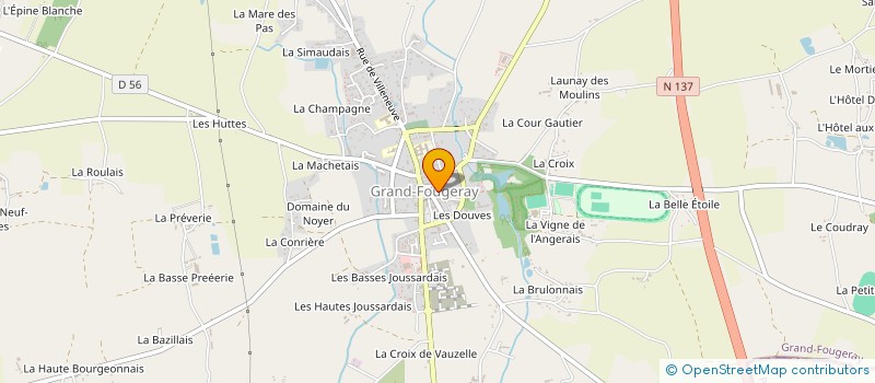 localisation de l'entreprise COMMUNE DE SAINTE ANNE SUR VILAINE  SAINTE-ANNE-SUR-VILAINE