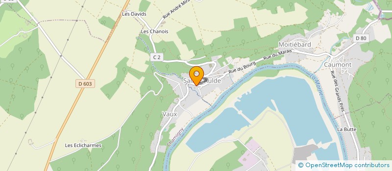 localisation de l'entreprise COMMUNE DE SAINTE AULDE  SAINTE-AULDE