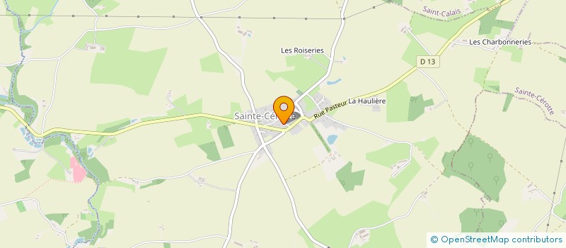 localisation de l'entreprise COMMUNE DE SAINTE CEROTTE  SAINTE-CEROTTE