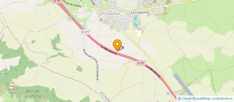 localisation de l'entreprise COMMUNE DE SAINTE EULALIE DE CERNON  SAINTE-EULALIE-DE-CERNON