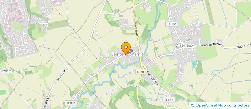 localisation de l'entreprise COMMUNE DE SAINTE EUPHEMIE à SAINTE-EUPHEMIE