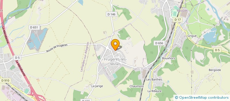 localisation de l'entreprise COMMUNE DE SAINTE FLORINE  SAINTE-FLORINE