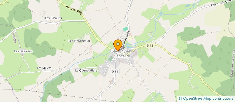 localisation de l'entreprise COMMUNE DE SAINTE GEMME  SAINTE-GEMME-EN-SANCERROIS